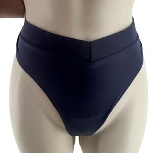 Victoria's Secret Incredible Deep Blue Thong Panty Womens Size Xlarge
